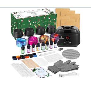 DANIAU Candle Making Kits for Adults, DIY Candle Making Supplies with Wax Melter